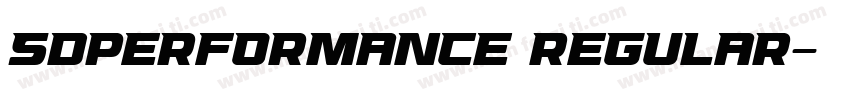 sdperformance Regular字体转换